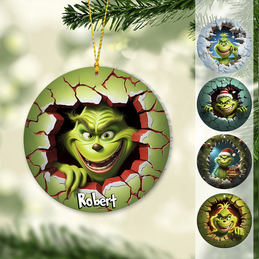 Joyeux Grinchmas - Étole de Noël personnalisée