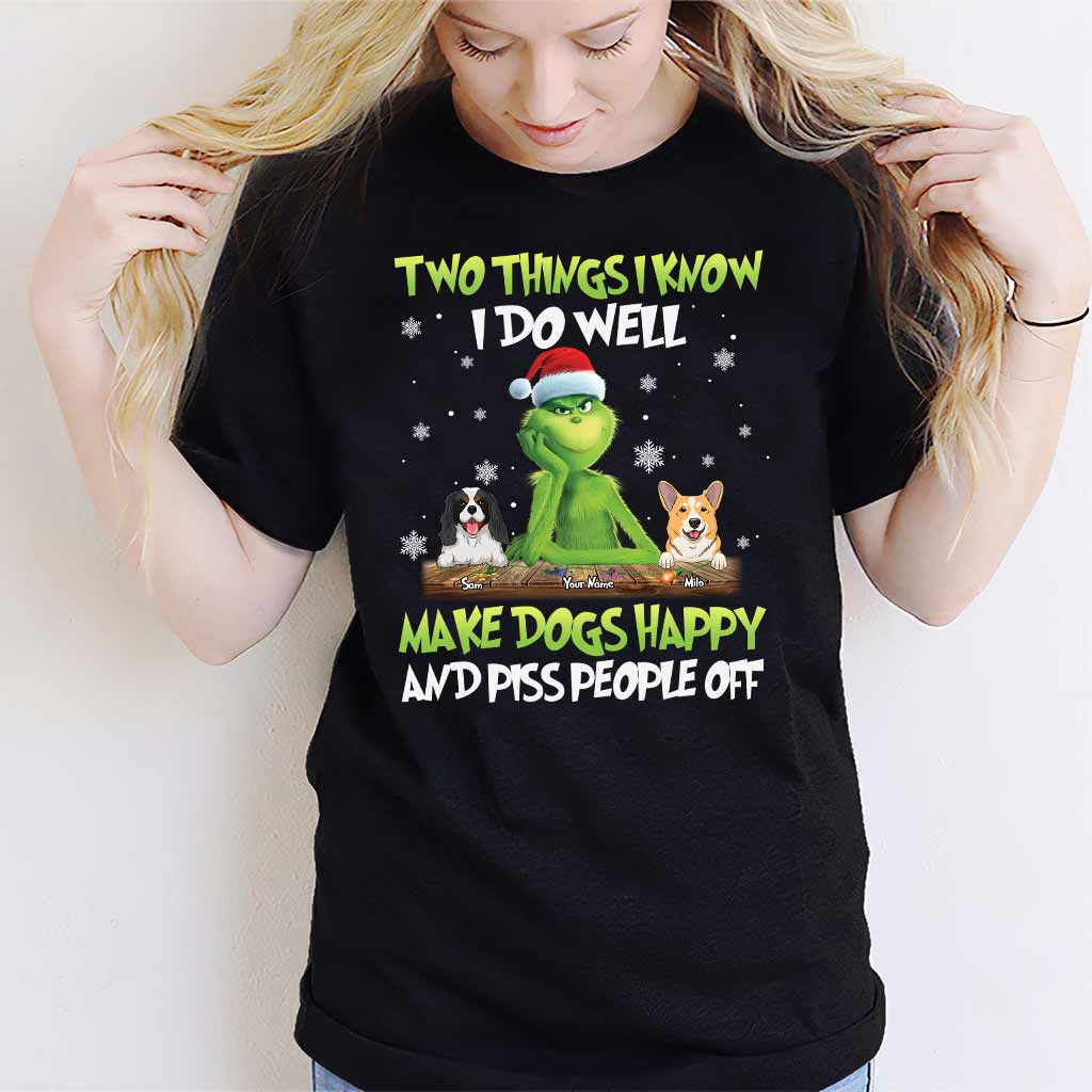 Deux choses que je sais - T-shirt et sweat à capuche personnalisés « Franchement Noël volé »