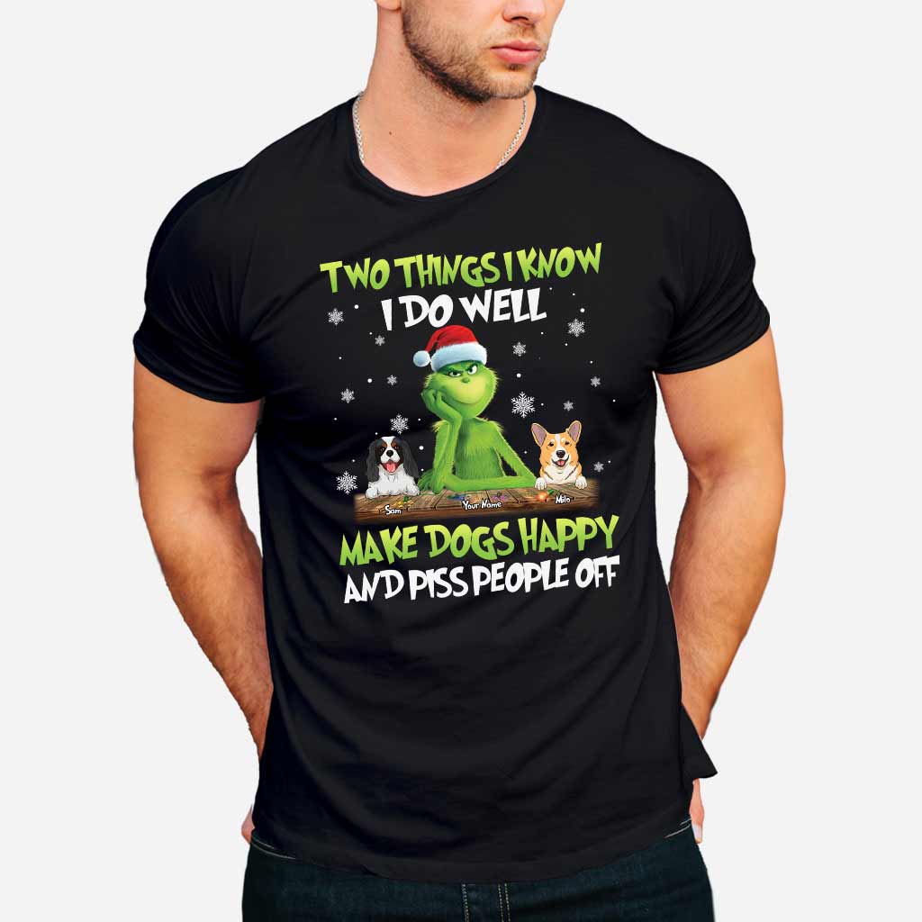 Deux choses que je sais - T-shirt et sweat à capuche personnalisés « Franchement Noël volé »