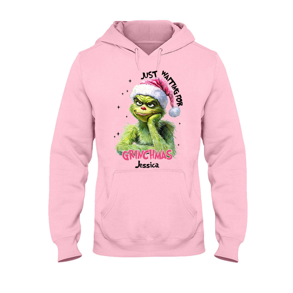 En attendant Noël - T-shirt et sweat à capuche personnalisés « Étole de Noël »