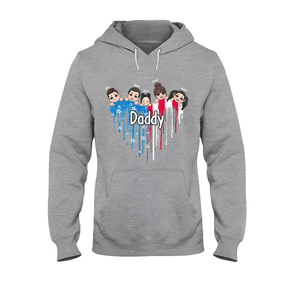 Meilleur papa du monde - T-shirt et sweat à capuche personnalisés pour papa