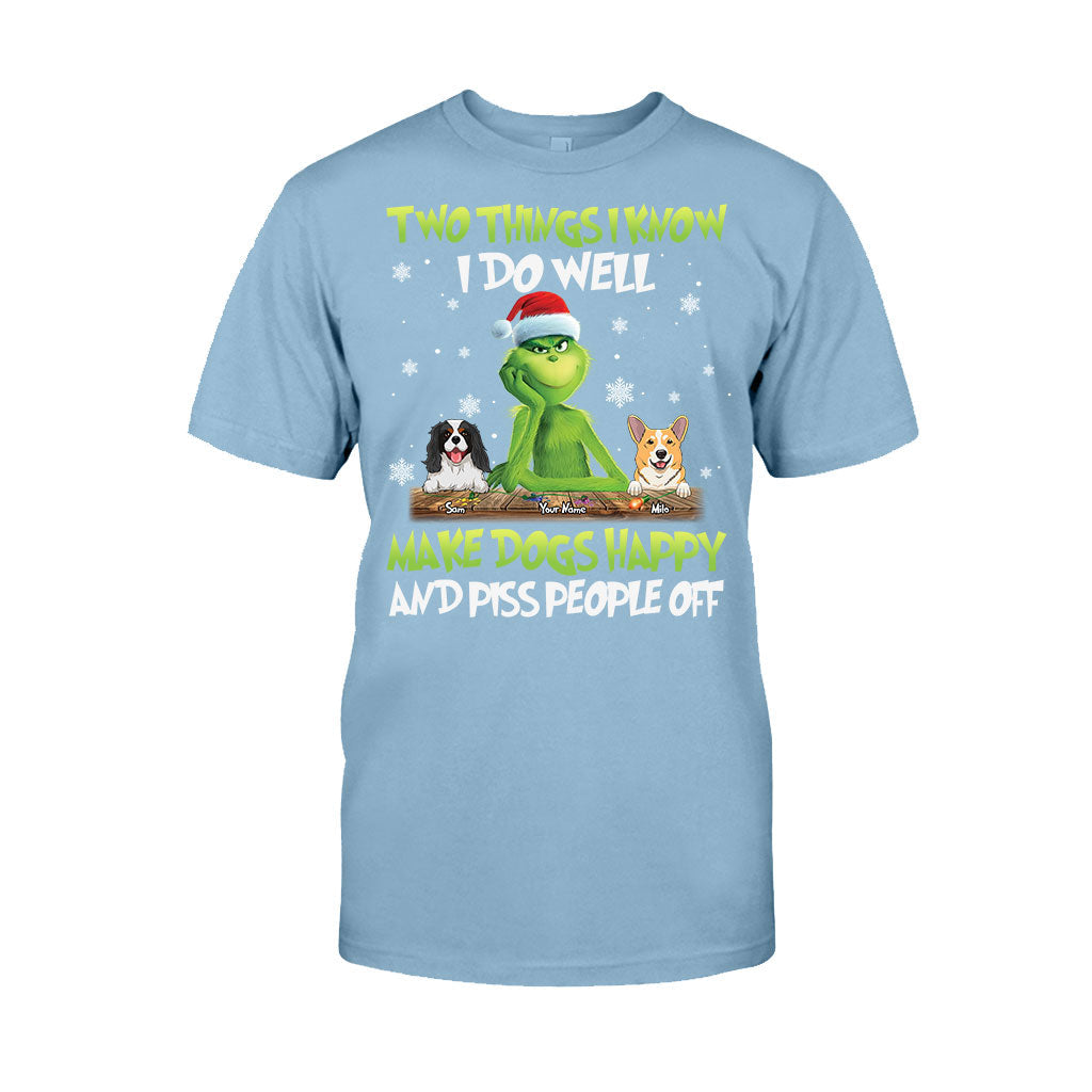 Deux choses que je sais - T-shirt et sweat à capuche personnalisés « Franchement Noël volé »