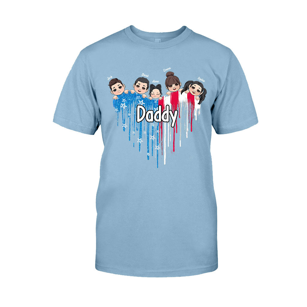 Meilleur papa du monde - T-shirt et sweat à capuche personnalisés pour papa