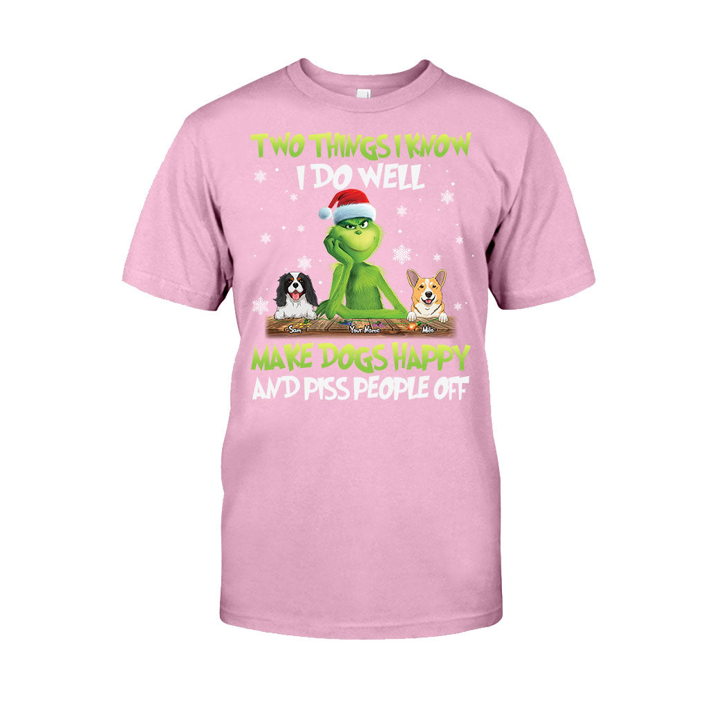 Deux choses que je sais - T-shirt et sweat à capuche personnalisés « Franchement Noël volé »