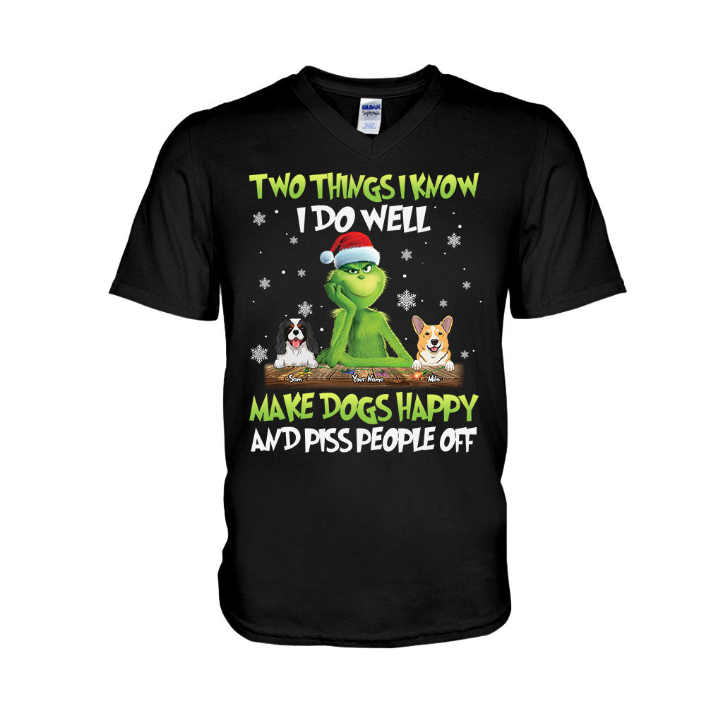 Deux choses que je sais - T-shirt et sweat à capuche personnalisés « Franchement Noël volé »