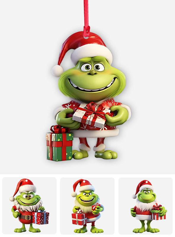 Merry Grinchmas - Personalized Stole Christmas Ornament
