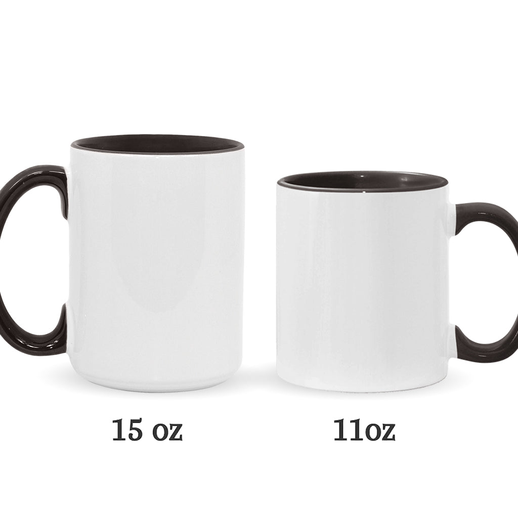 We're Strange and Unusual - Personalized Bestie Accent Mug
