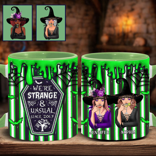 Nous sommes étranges et uniques - Mug personnalisé pour meilleure amie