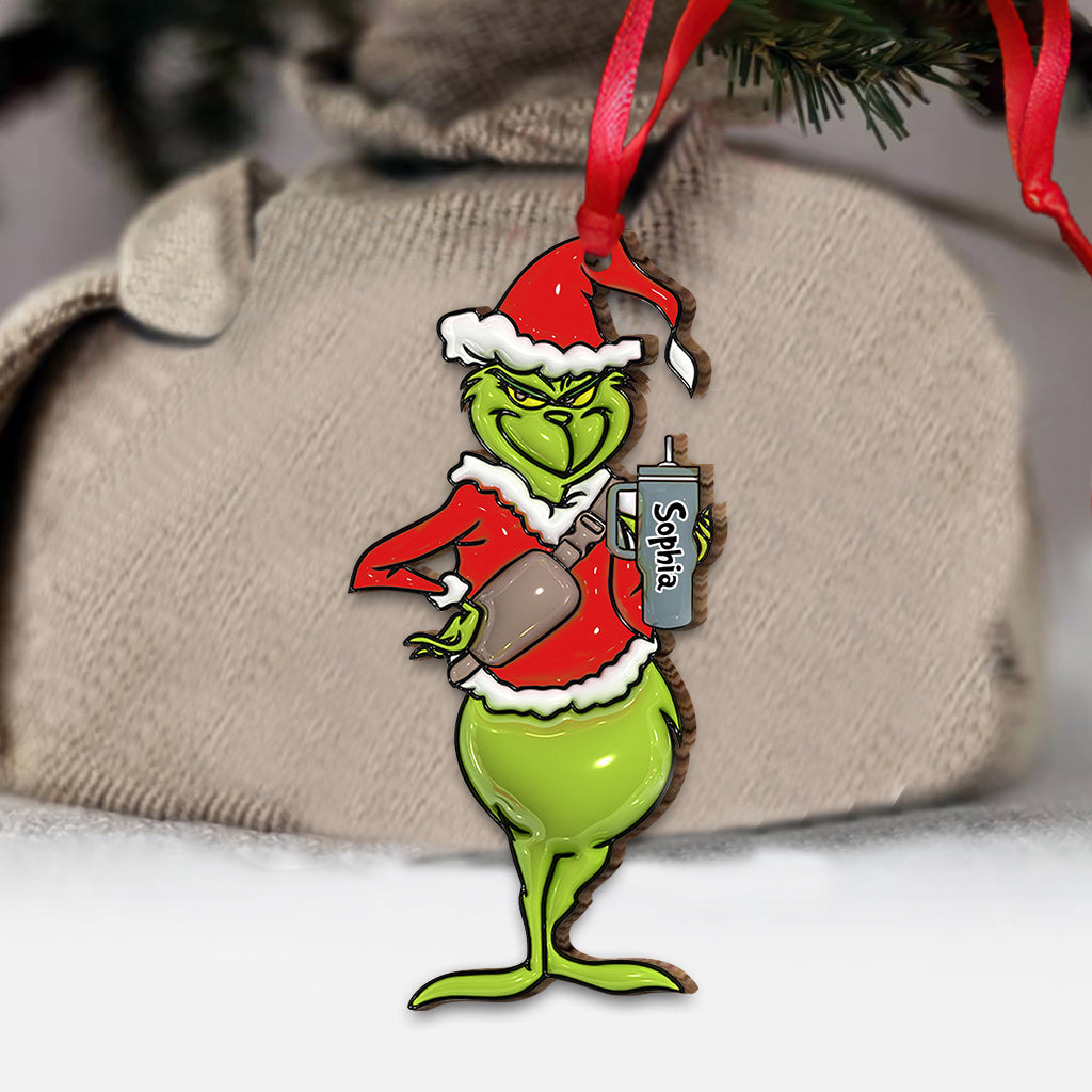 Joyeux Grinchmas - Étole de Noël personnalisée