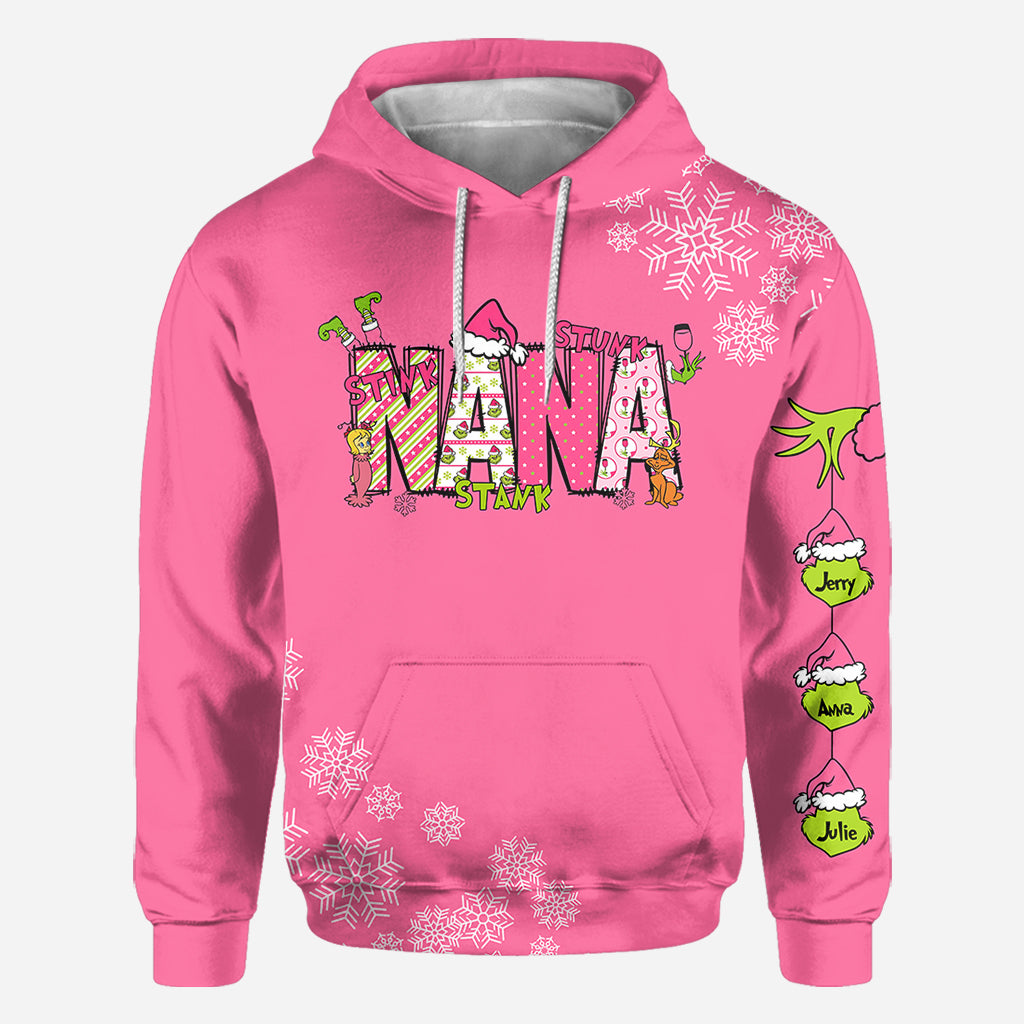 Grinchy Grandma - Personalized Stole Christmas All Over Shirt