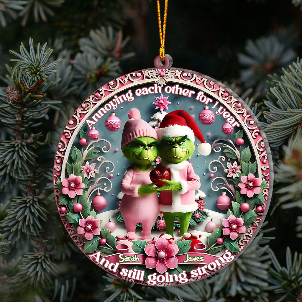 Annoying Each Other - Personalized Stole Christmas Ornament