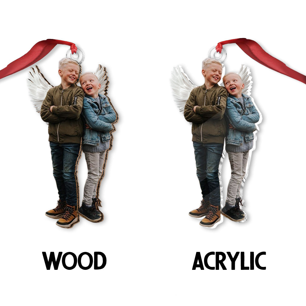 Ornement personnalisé avec photo - Ornement familial personnalisé de forme personnalisée