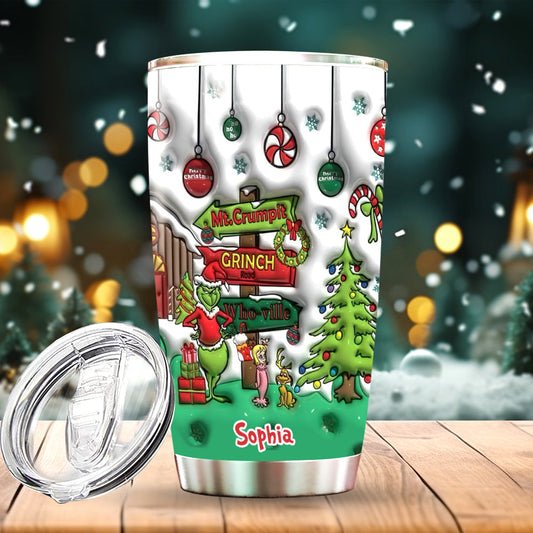 Ho Ho Ho - Gobelet de Noël personnalisé avec étole