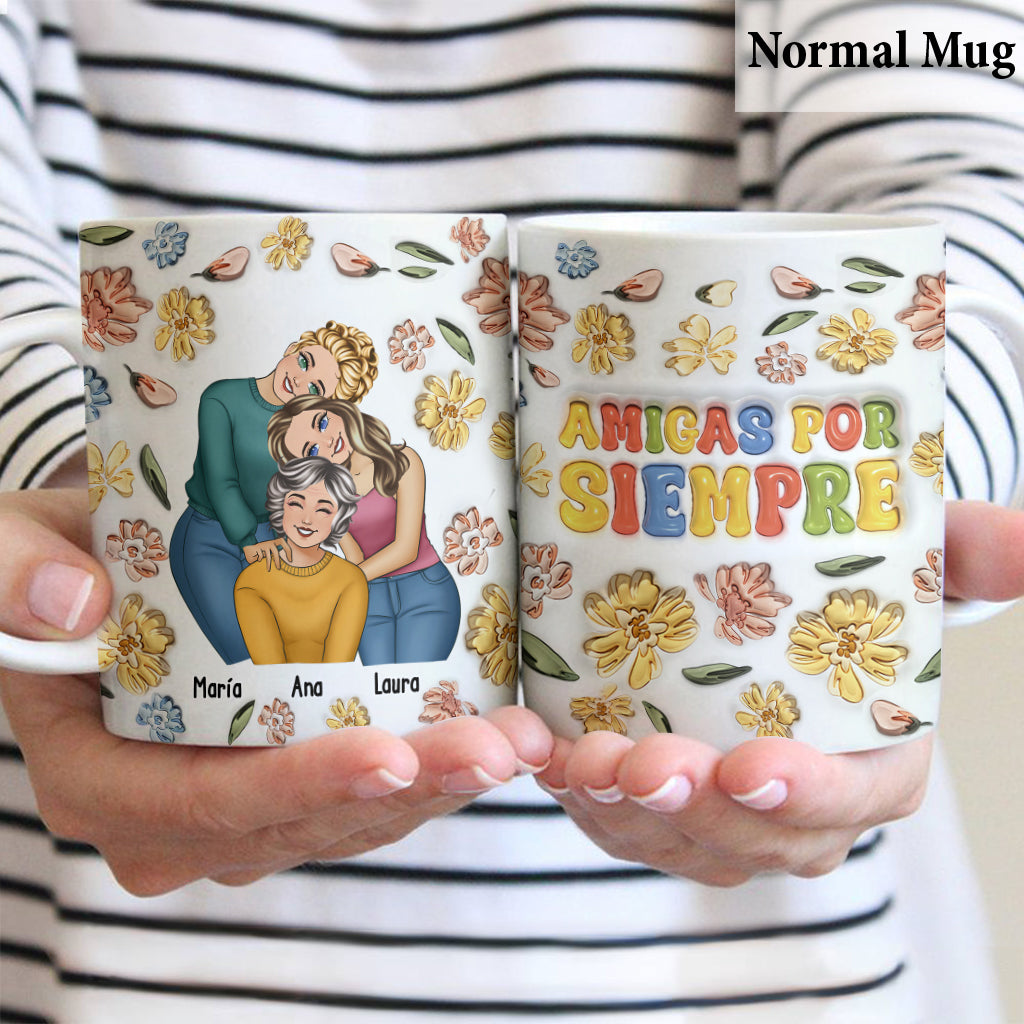 Amigas Por Siempre - Personalized Bestie Mug
