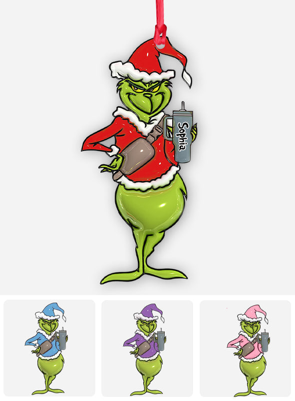 Joyeux Grinchmas - Étole de Noël personnalisée