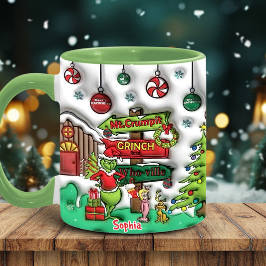Ho Ho Ho - Mug de Noël personnalisé avec étole