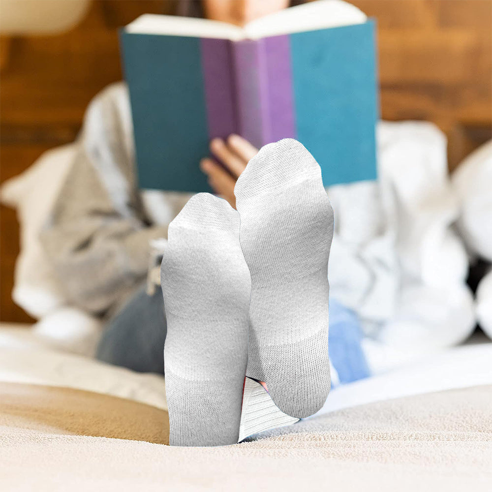 On vivait dans tes couilles - Chaussettes personnalisées pour papa