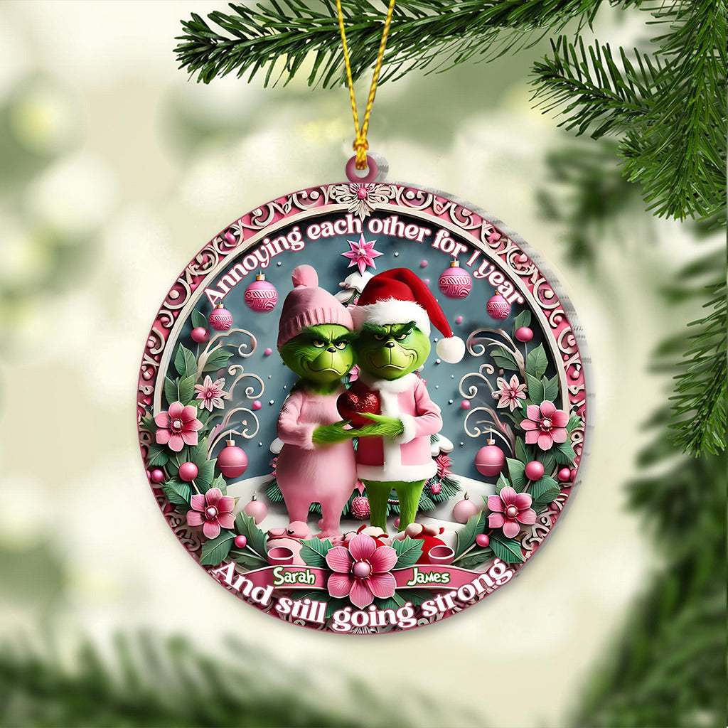 Annoying Each Other - Personalized Stole Christmas Ornament