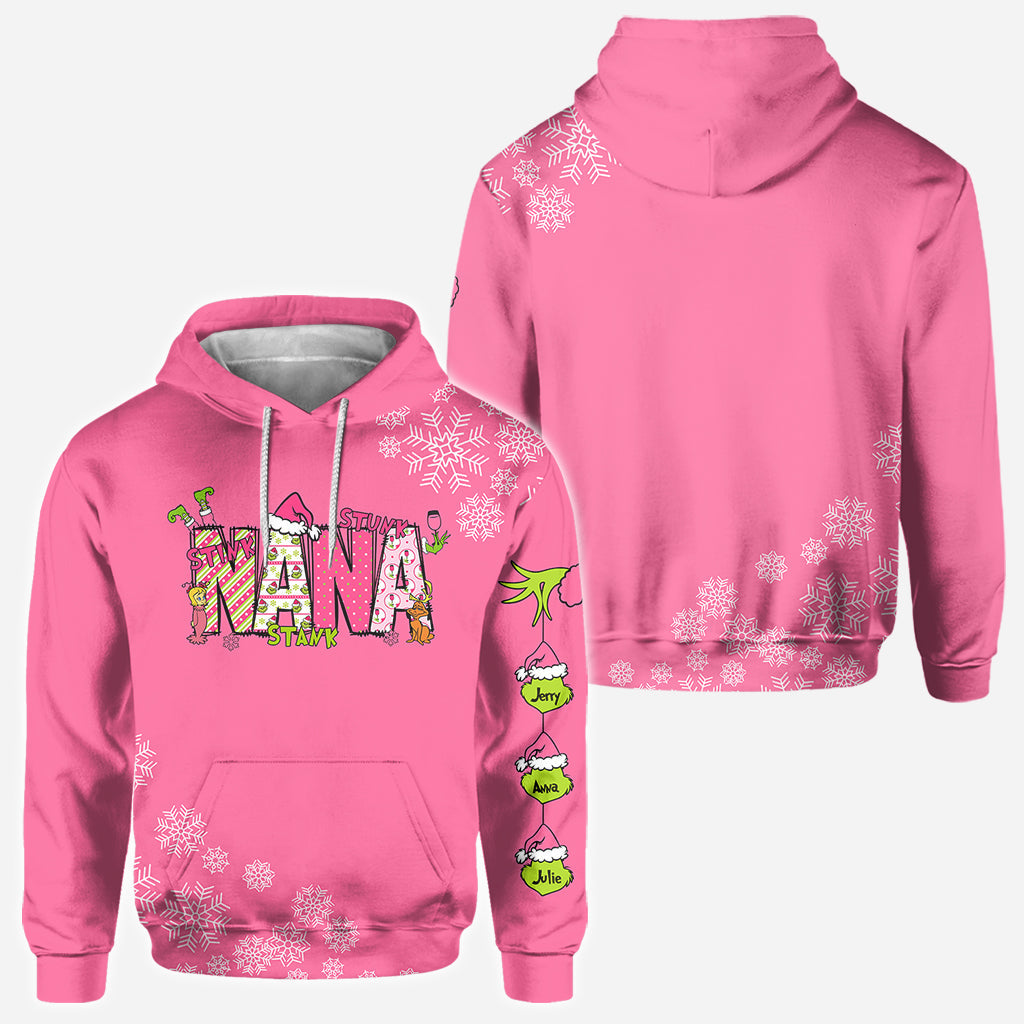 Grinchy Grandma - Personalized Stole Christmas All Over Shirt