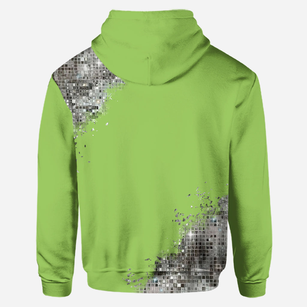 Dans mon ère Grinch - Sweat à capuche et legging personnalisés « Étole de Noël »