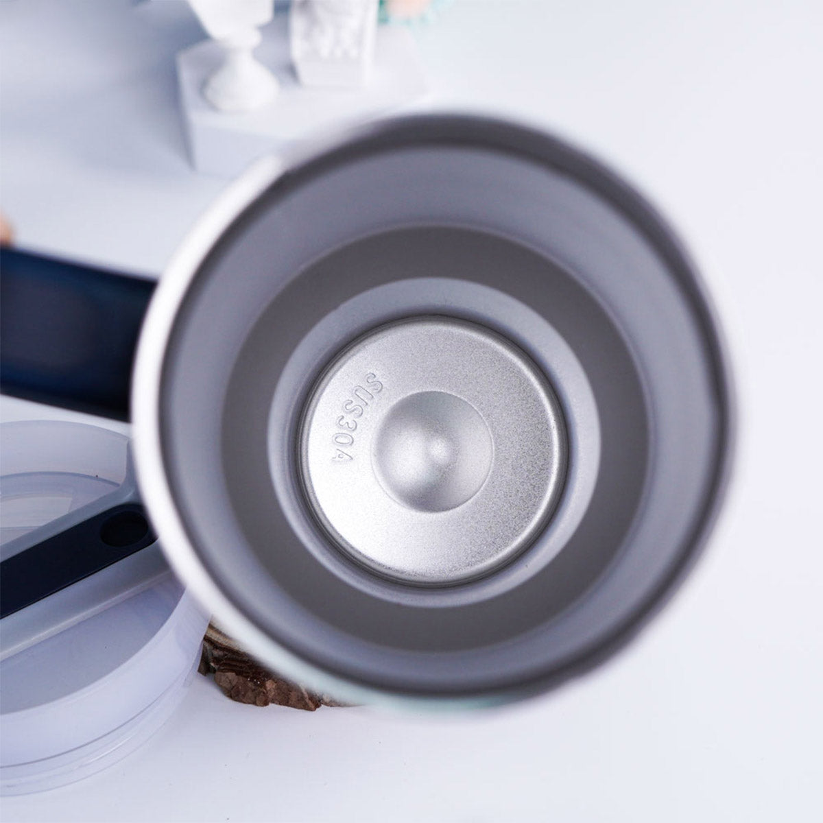 Cupid Vibes - Personalized Stole Christmas Tumbler With Handle