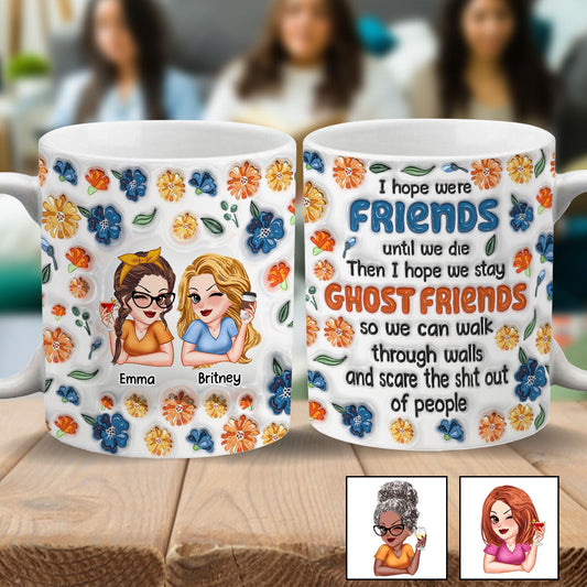 Mug personnalisé pour meilleures amies - Amies fantômes