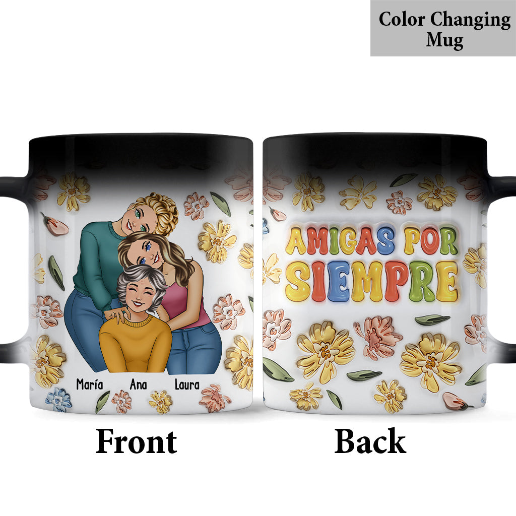 Amigas Por Siempre - Personalized Bestie Mug