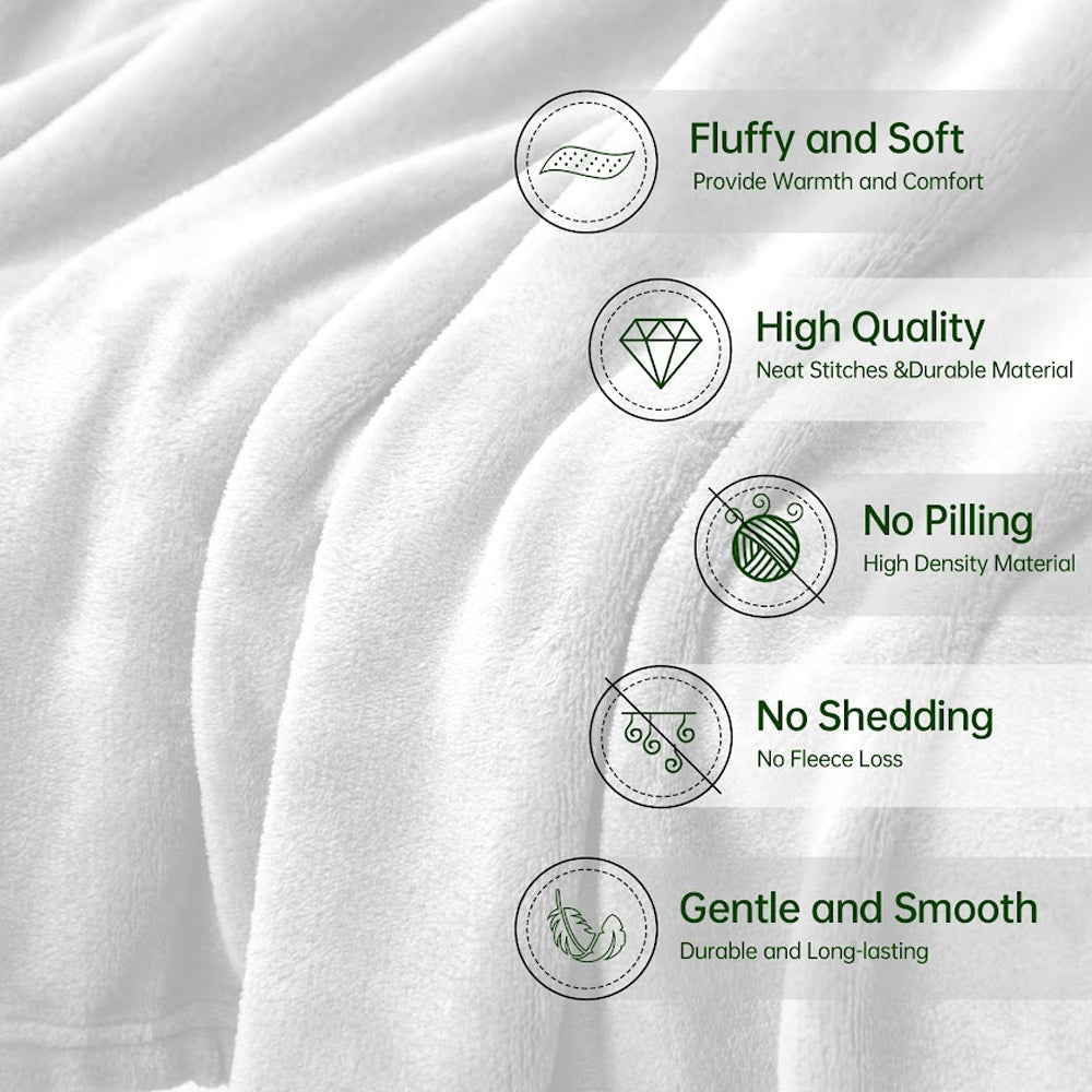 Couverture personnalisée Besties For Ever à motif floral - Couverture Besties Forever -