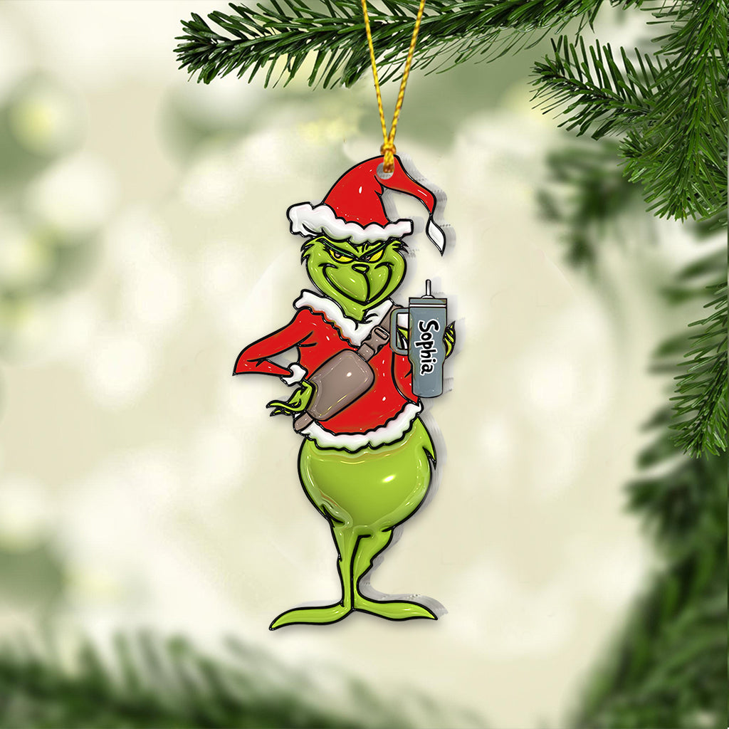 Joyeux Grinchmas - Étole de Noël personnalisée