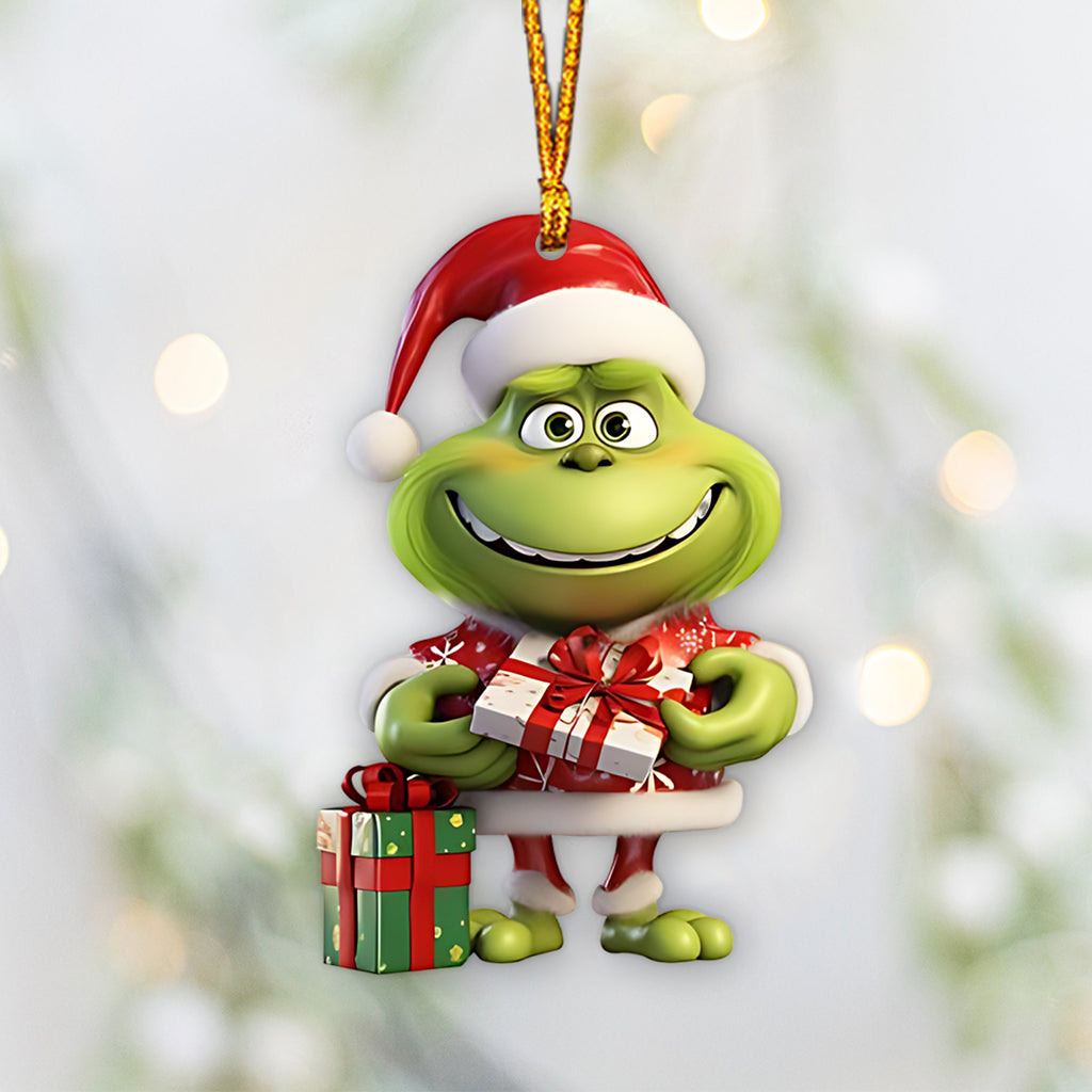 Merry Grinchmas - Personalized Stole Christmas Ornament