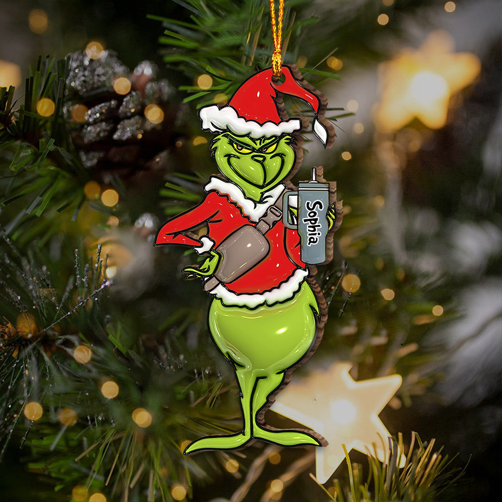 Joyeux Grinchmas - Étole de Noël personnalisée