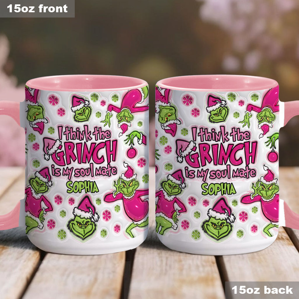 Mon âme sœur - Mug personnalisé avec étole de Noël