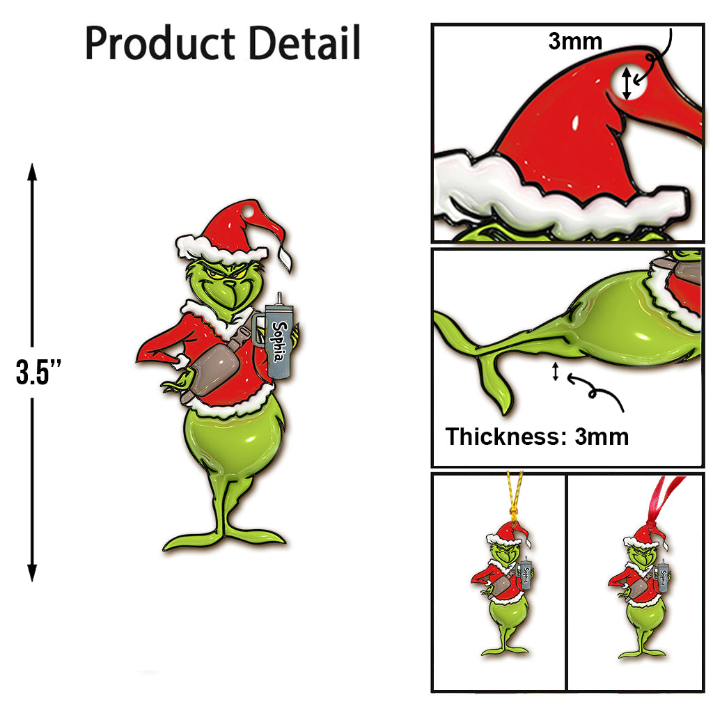 Joyeux Grinchmas - Étole de Noël personnalisée