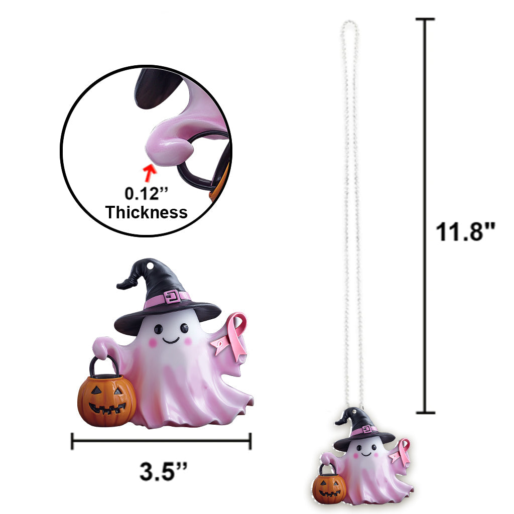 Breast Cancer Awareness - Personalized Breast Cancer Awareness Car Ornament