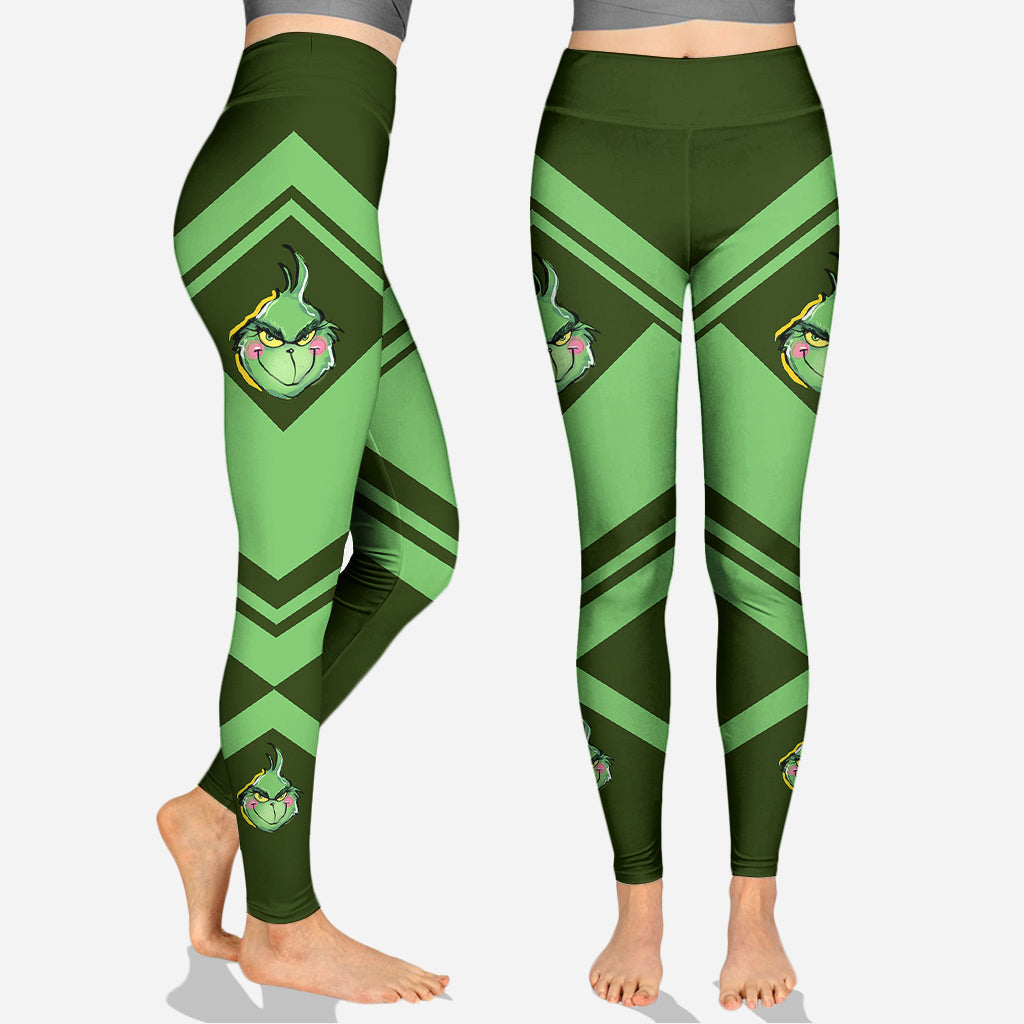 Joyeux Hallothanksmas ! - Ensemble sweat à capuche et legging de Noël personnalisés avec étole
