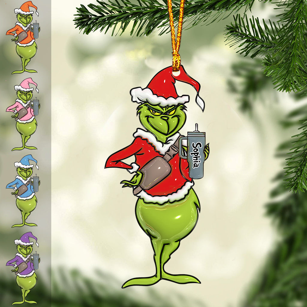 Joyeux Grinchmas - Étole de Noël personnalisée