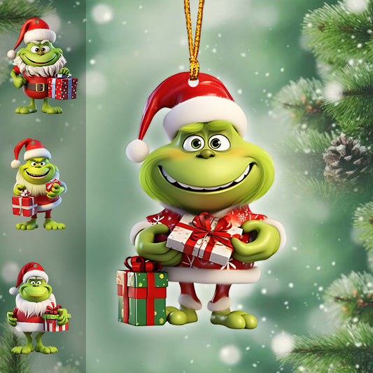 Joyeux Grinchmas - Étole de Noël personnalisée
