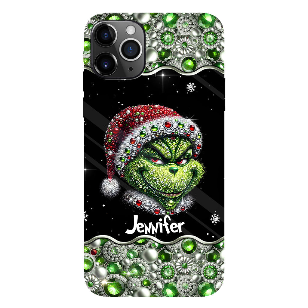 Merry Grinchmas - Personalized Stole Christmas Full Print Phone Case
