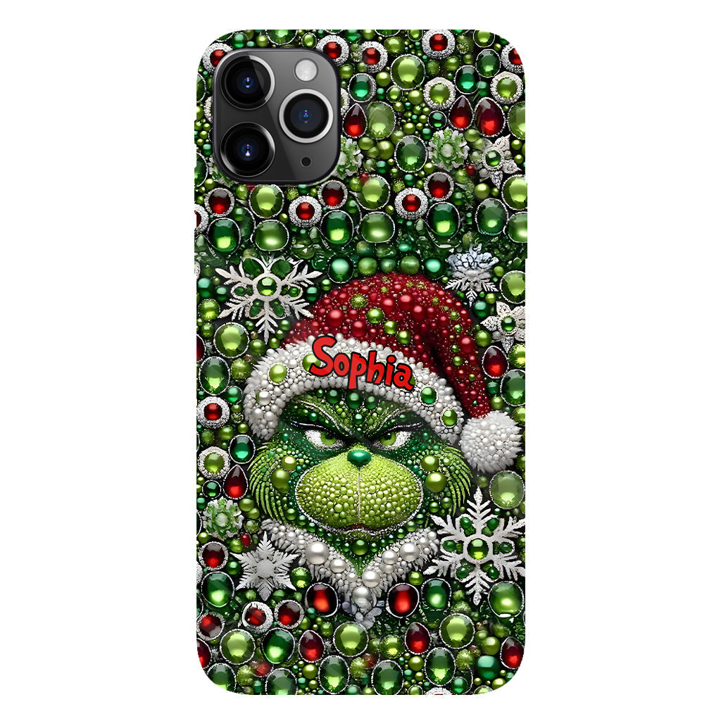 Merry Grinchmas - Personalized Stole Christmas Full Print Phone Case