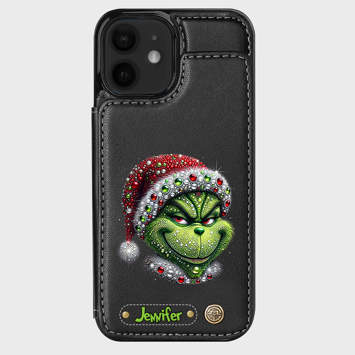 Merry Grinchmas - Personalized Stole Christmas Wallet Phone Case