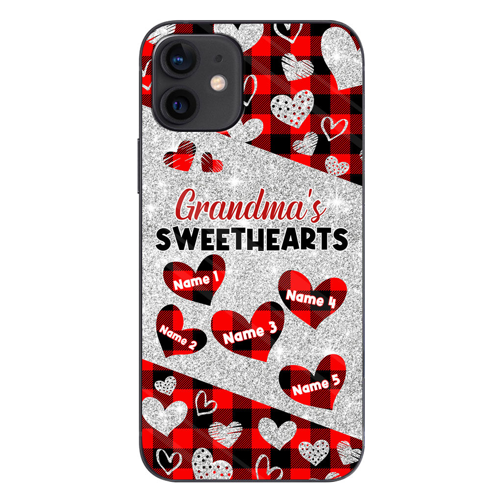 Les amoureux de grand-mère - Coque de téléphone personnalisée pour la Saint-Valentin