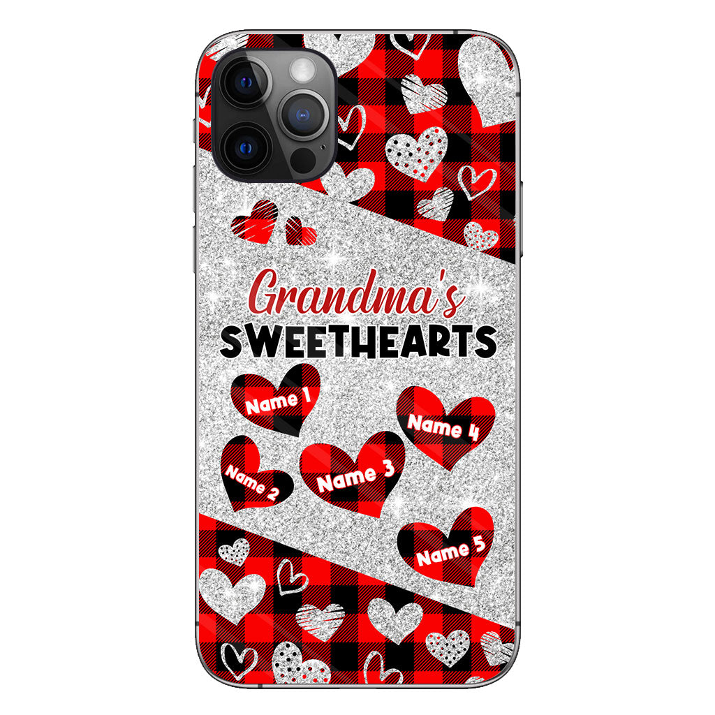 Les amoureux de grand-mère - Coque de téléphone personnalisée pour la Saint-Valentin