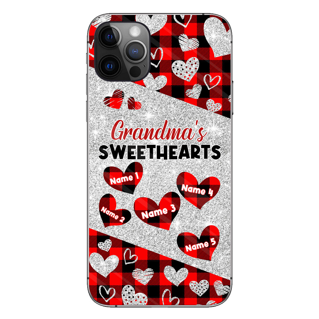 Les amoureux de grand-mère - Coque de téléphone personnalisée pour la Saint-Valentin