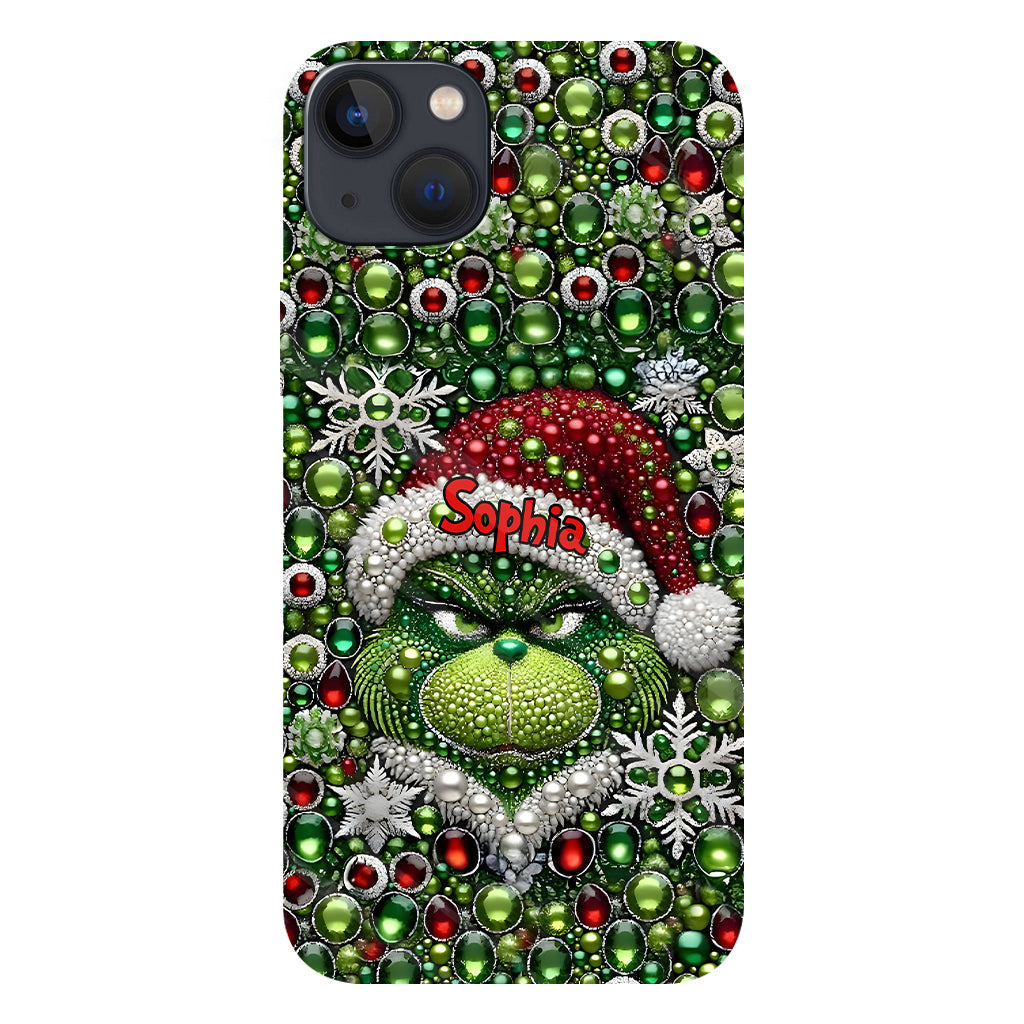 Merry Grinchmas - Personalized Stole Christmas Full Print Phone Case