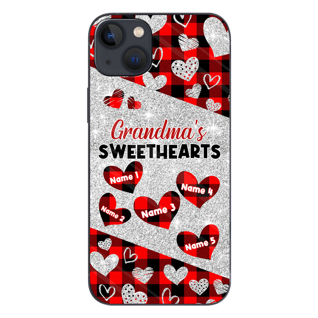 Les amoureux de grand-mère - Coque de téléphone personnalisée pour la Saint-Valentin