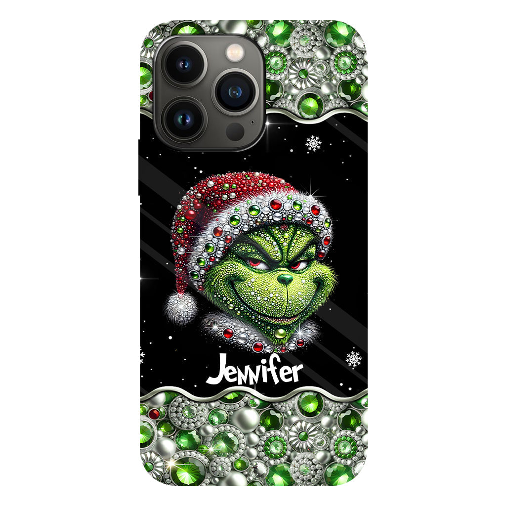 Merry Grinchmas - Personalized Stole Christmas Full Print Phone Case