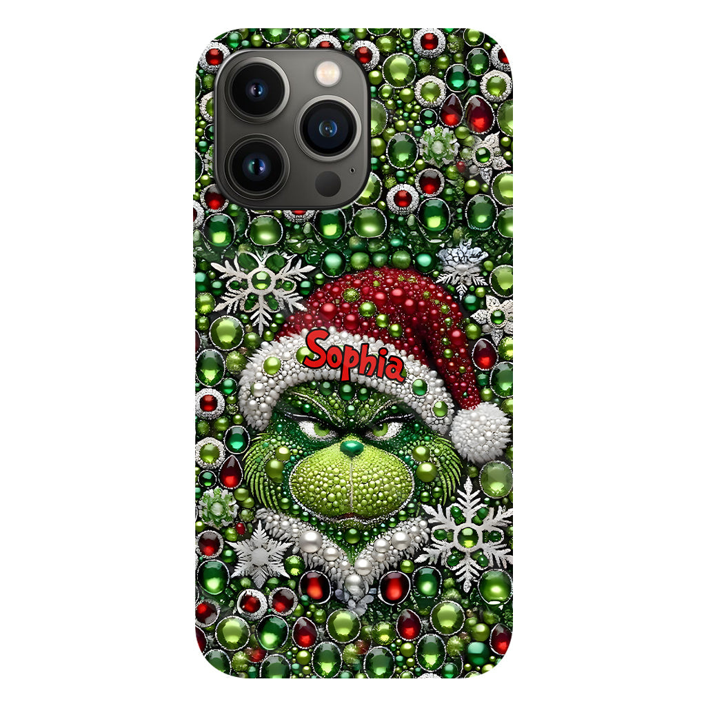 Merry Grinchmas - Personalized Stole Christmas Full Print Phone Case