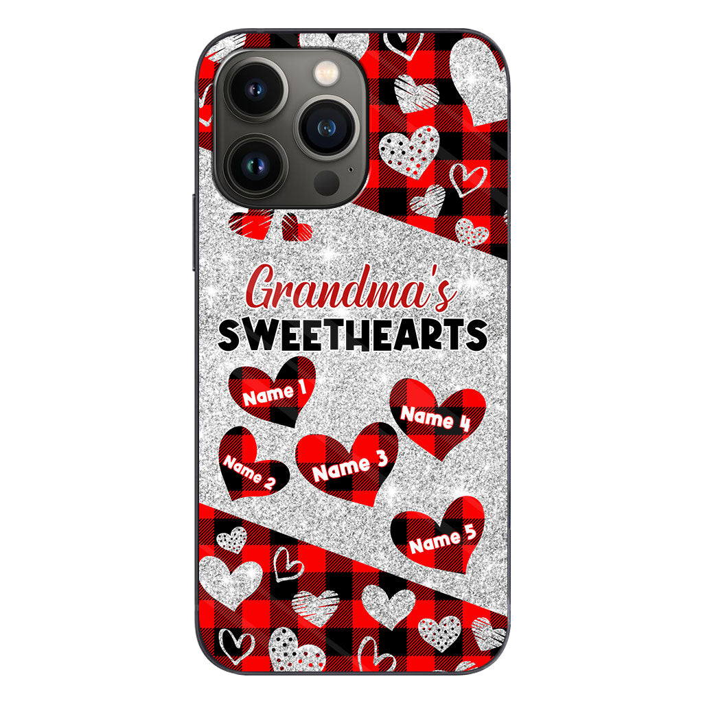 Les amoureux de grand-mère - Coque de téléphone personnalisée pour la Saint-Valentin