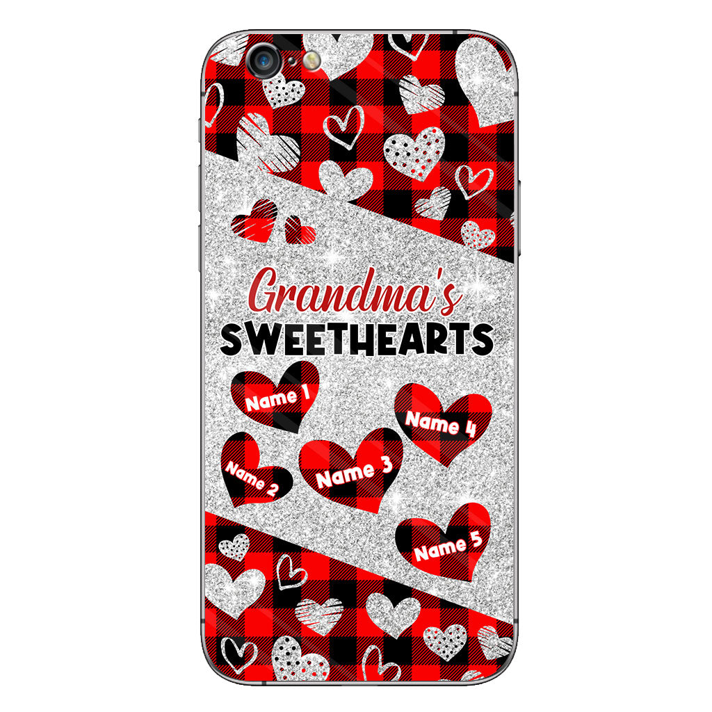 Les amoureux de grand-mère - Coque de téléphone personnalisée pour la Saint-Valentin