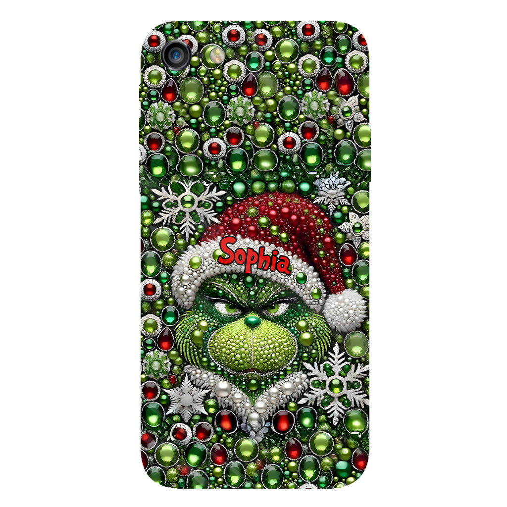 Merry Grinchmas - Personalized Stole Christmas Full Print Phone Case